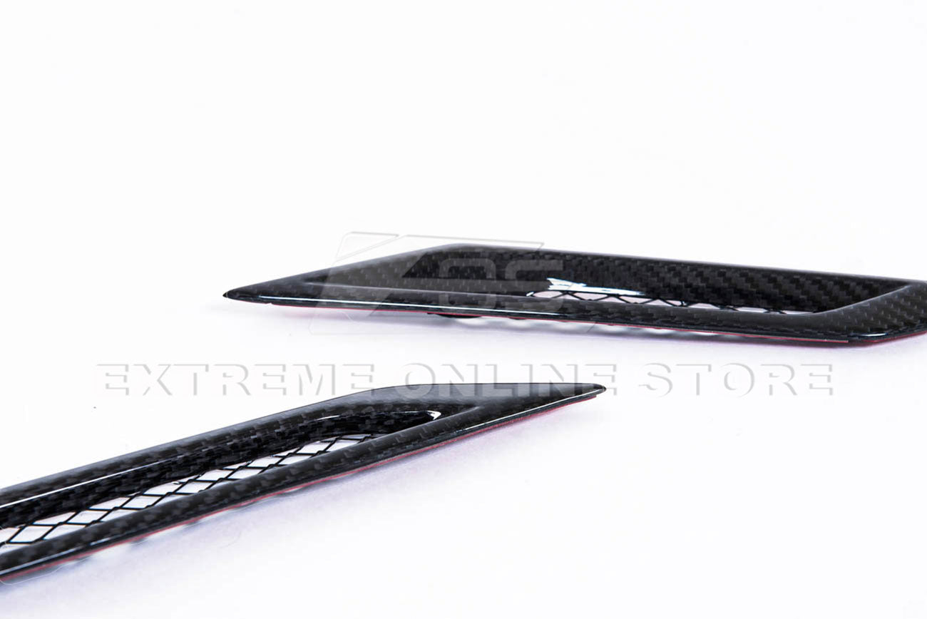 2009-15 Cadillac CTS-V Dry Carbon Fiber Side Bumper Fender Vents