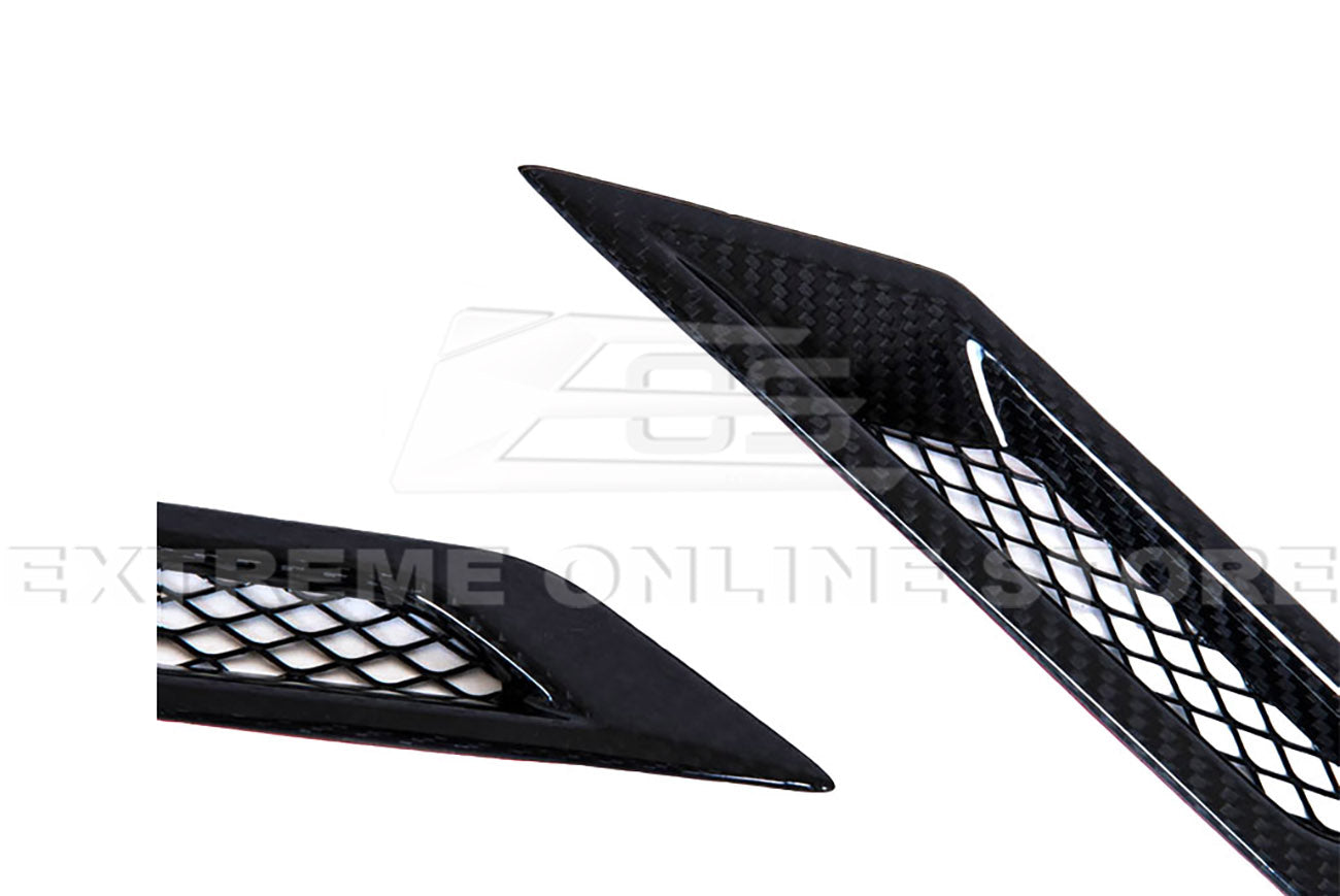2009-15 Cadillac CTS-V Dry Carbon Fiber Side Bumper Fender Vents