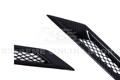 2009-15 Cadillac CTS-V Dry Carbon Fiber Side Bumper Fender Vents