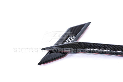 2009-15 Cadillac CTS-V Dry Carbon Fiber Side Bumper Fender Vents