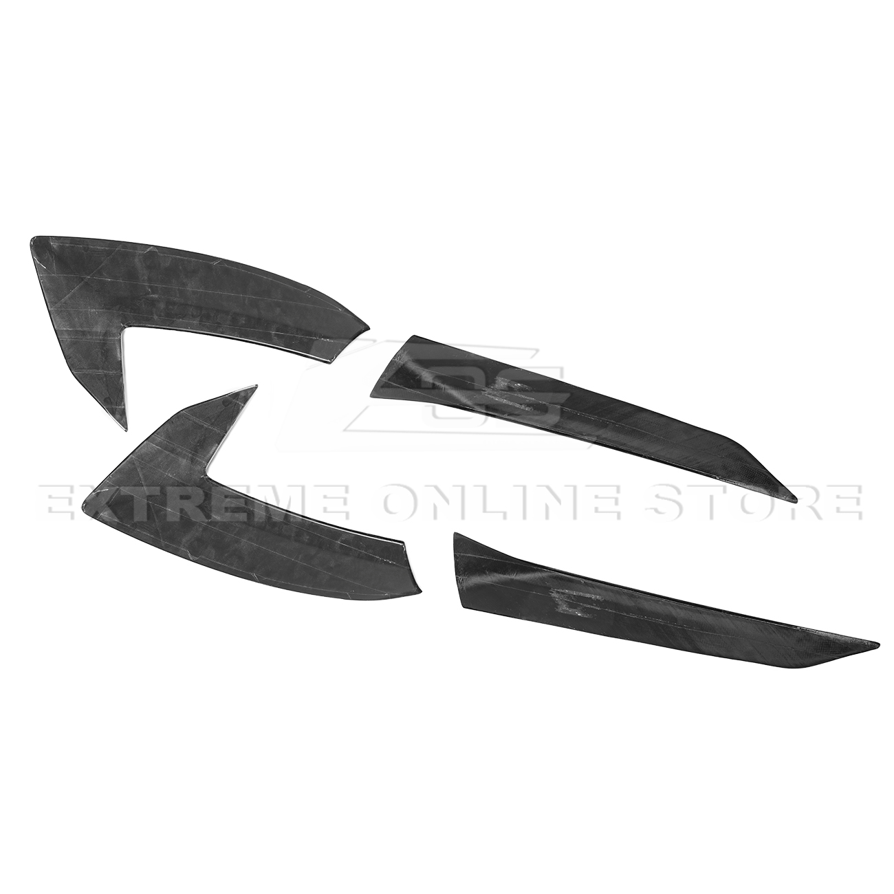 Corvette C8 Stingray DRY CARBON FIBER Door Garnish