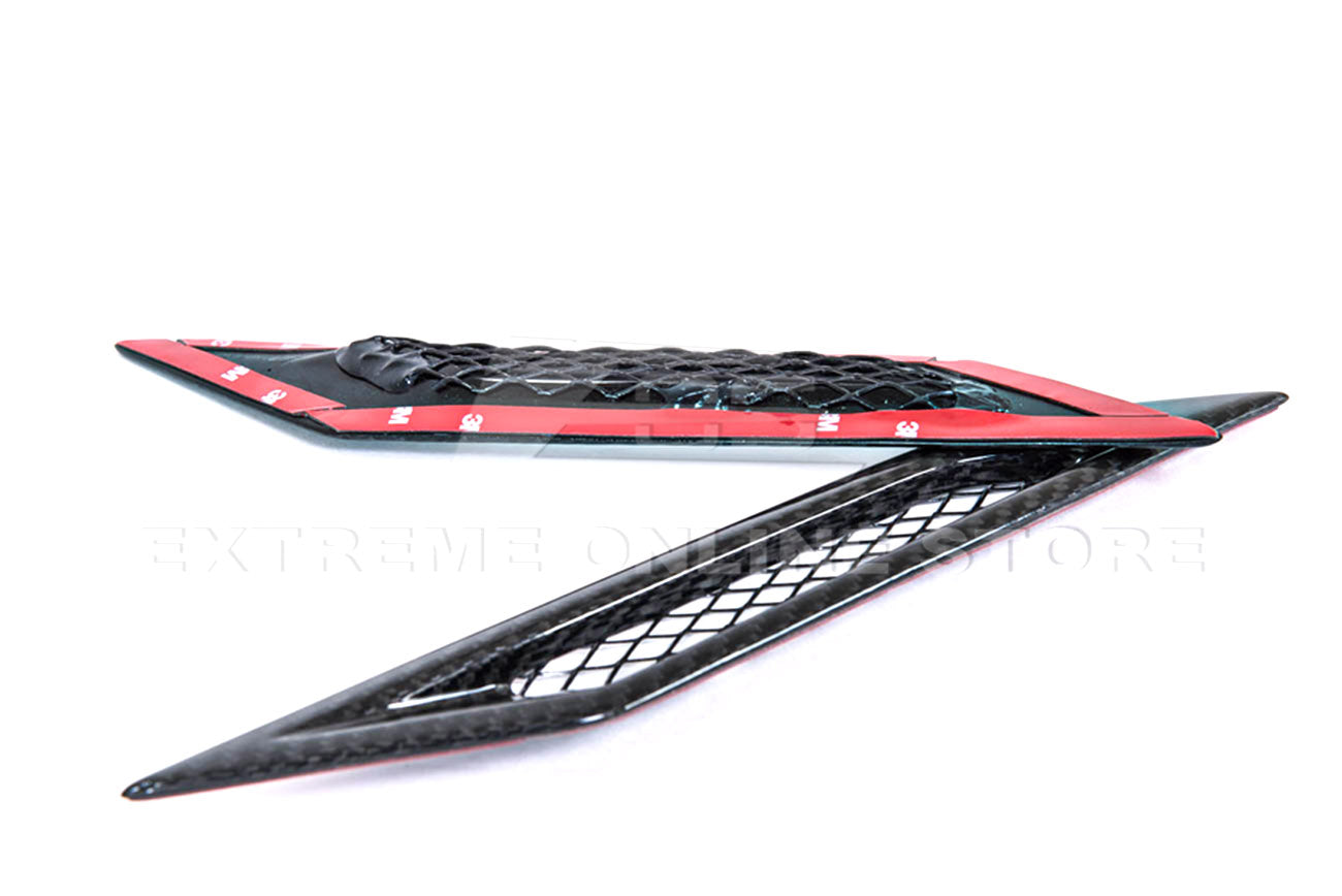 2009-15 Cadillac CTS-V Dry Carbon Fiber Side Bumper Fender Vents
