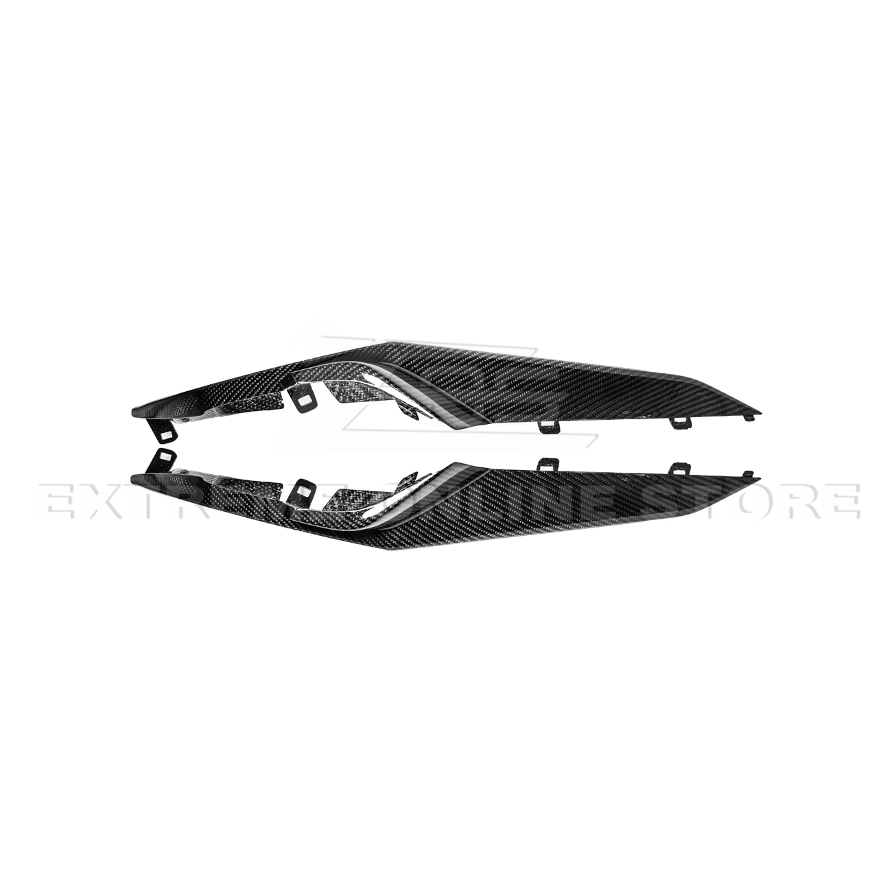 Chevrolet Corvette C8 Z06 DRY CARBON FIBER Front Grille Insert