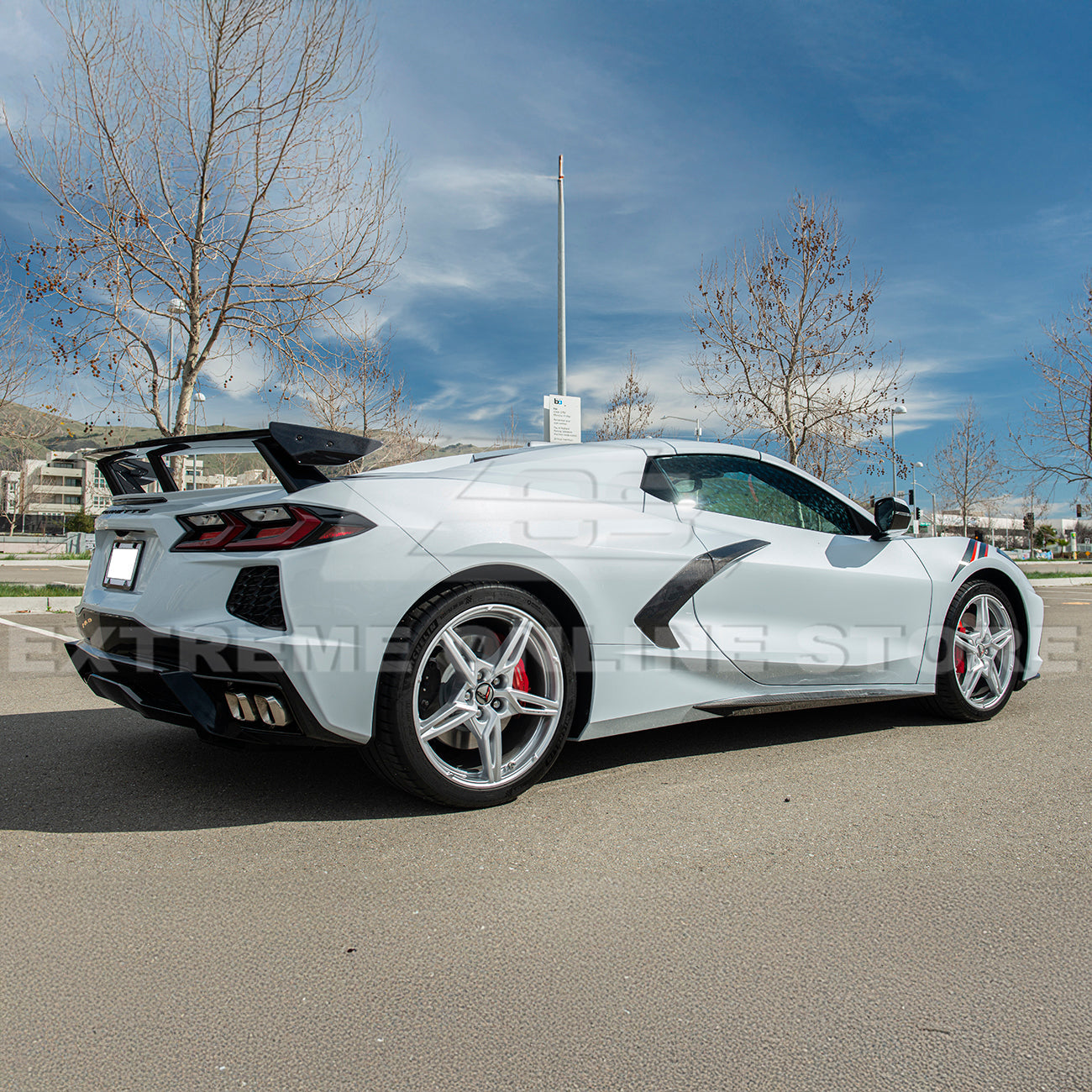 5VM Package Corvette C8 Stingray DRY CARBON FIBER Rear Spoiler