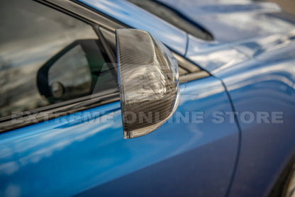 2013-18 Cadillac ATS ATS-V Sedan | GM Factory DRY CARBON FIBER Side Mirror Covers
