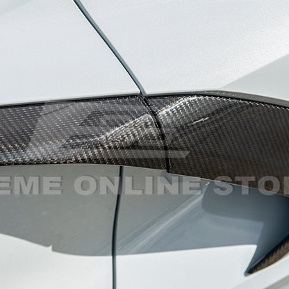 Corvette C8 Stingray DRY CARBON FIBER Door Garnish
