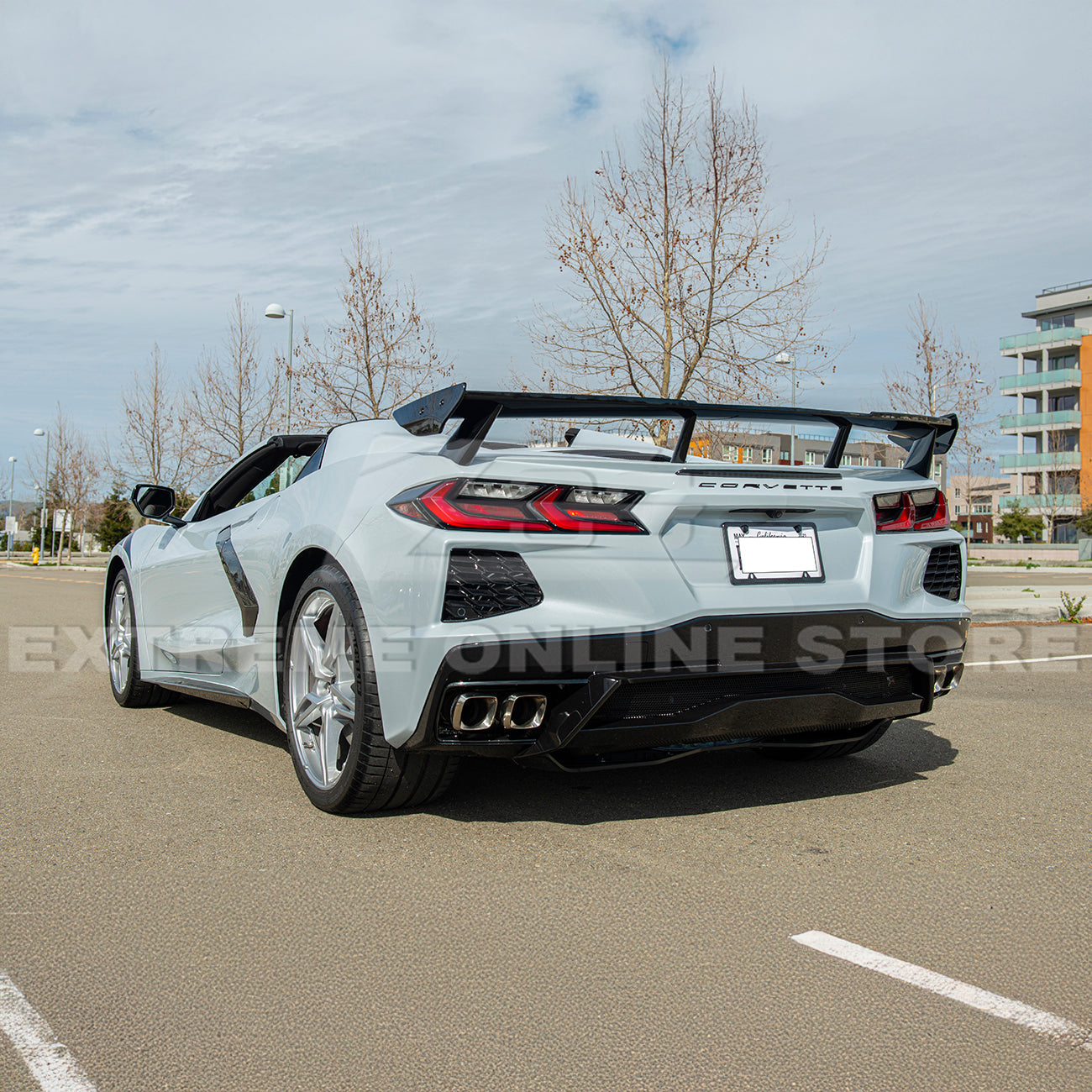 5VM Package Corvette C8 Stingray DRY CARBON FIBER Rear Spoiler