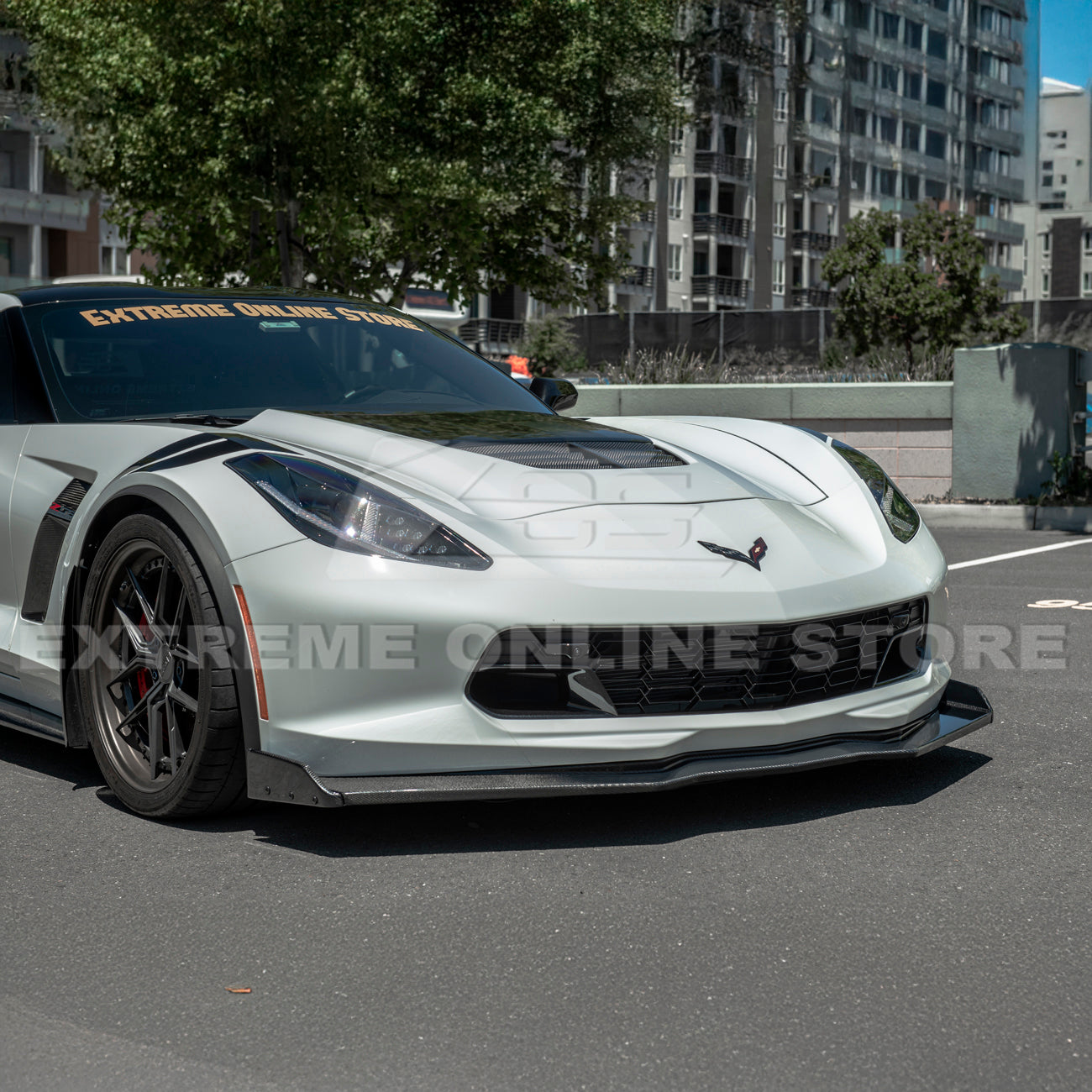 Corvette C7 Stage 2.5 ZR1 Conversion Extended Front Splitter