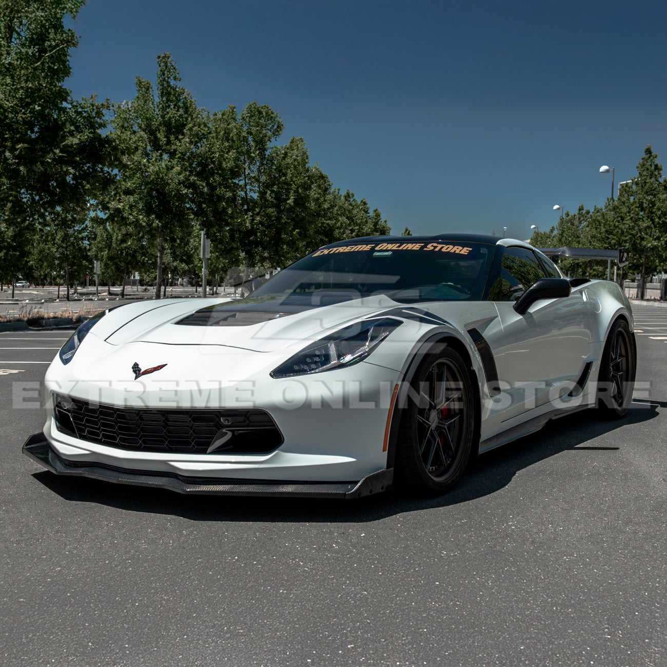 Corvette C7 Stage 2.5 ZR1 Conversion Extended Front Splitter