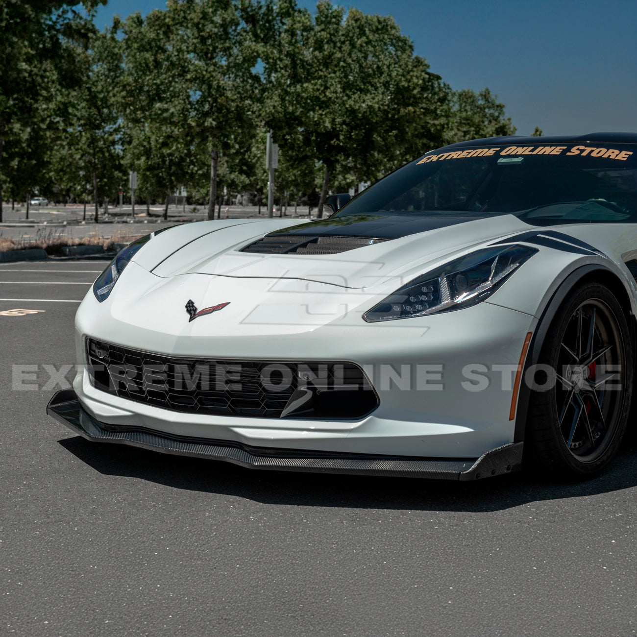 Corvette C7 Stage 2.5 ZR1 Conversion Extended Front Splitter
