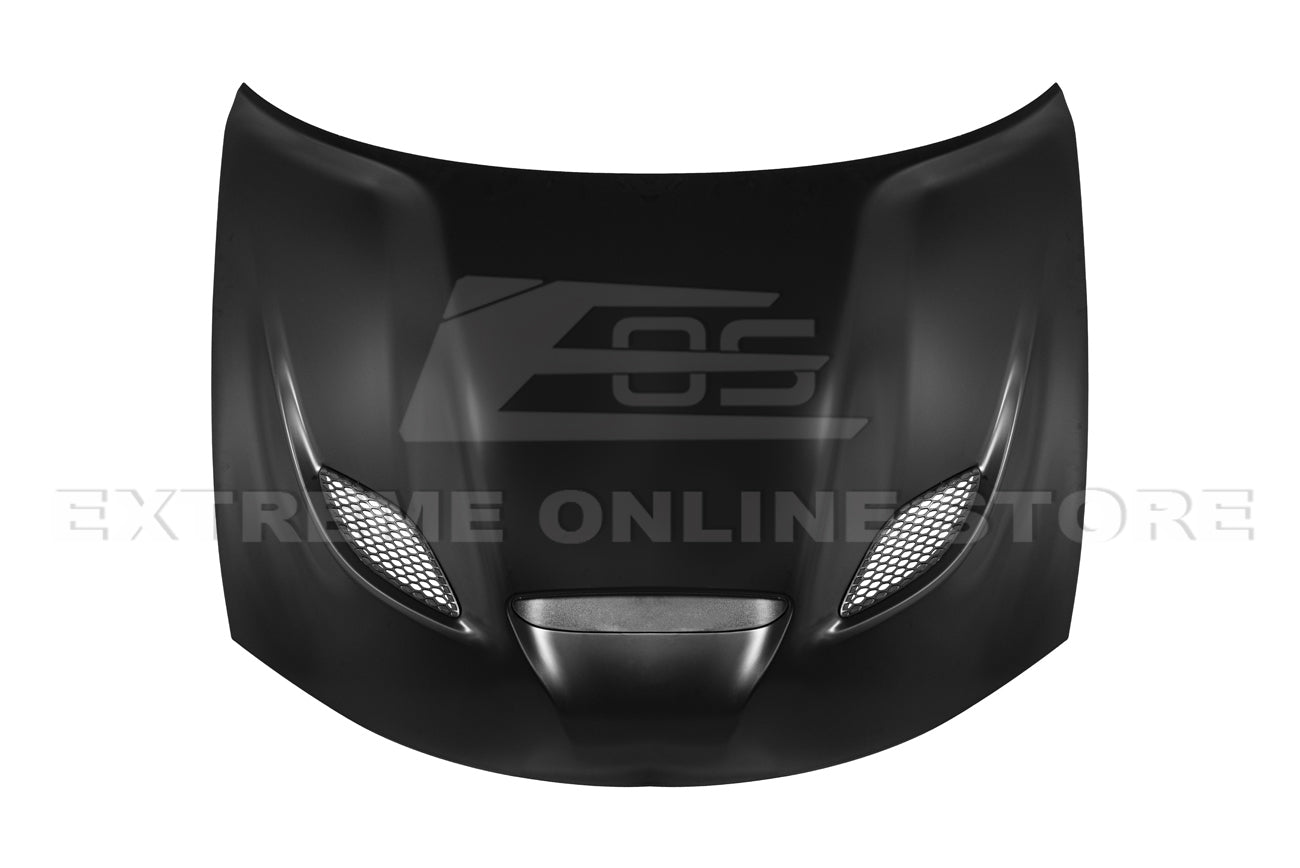 2015-Up Dodge Charger SRT Hellcat Conversion Bumper Kit & Hood Cover