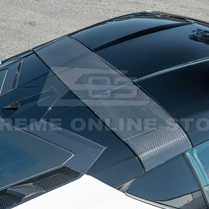 Chevrolet Corvette C8 DRY CARBON FIBER Top Roof Pillar Bow