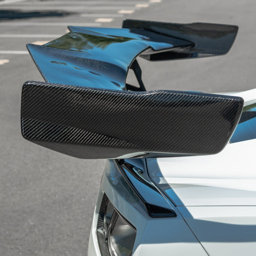 Corvette C7 ZR1 ZTK Conversion DRY CARBON FIBER Rear Spoiler Winglet