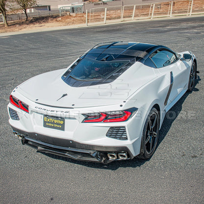 Chevrolet Corvette C8 DRY CARBON FIBER Top Roof Pillar Bow