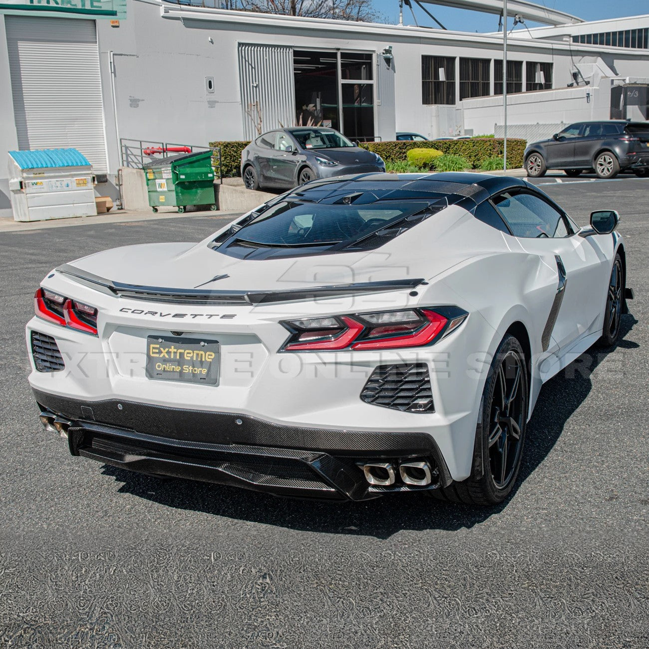 Chevrolet Corvette C8 DRY CARBON FIBER Rear Diffuser
