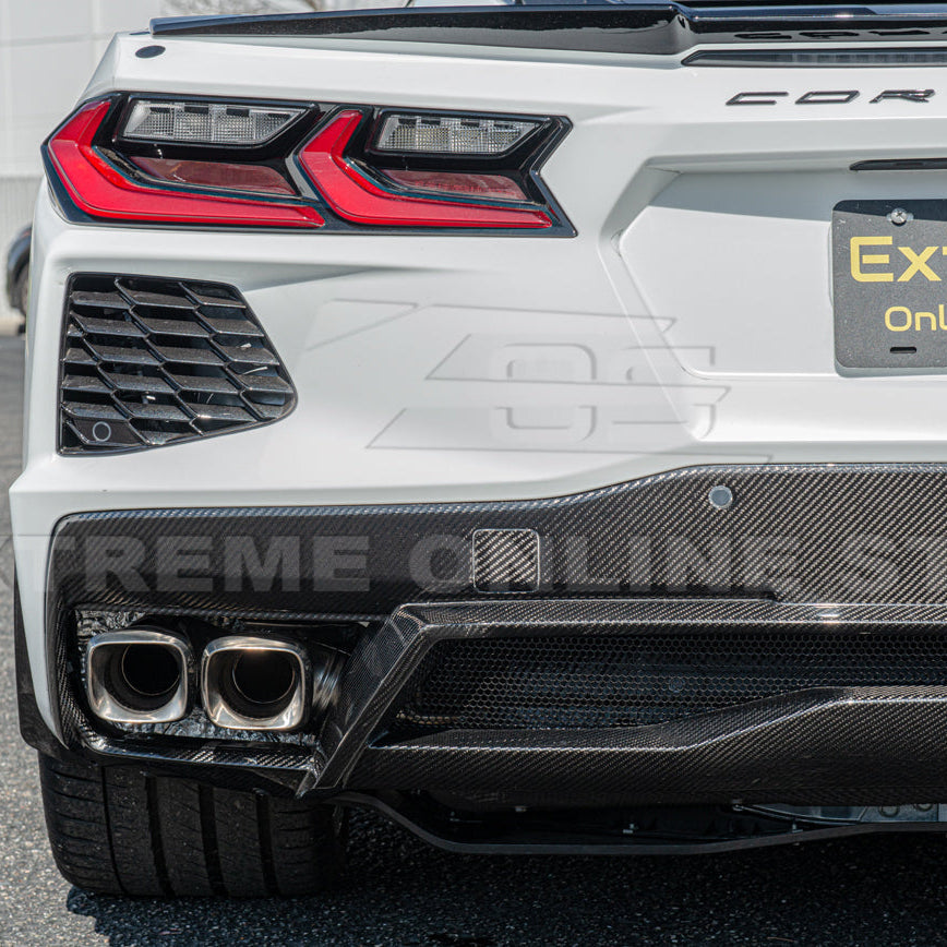 Chevrolet Corvette C8 DRY CARBON FIBER Rear Diffuser