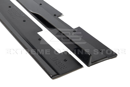 2008-09 Pontiac G8 Carbon Fiber Front Splitter & Side Skirts
