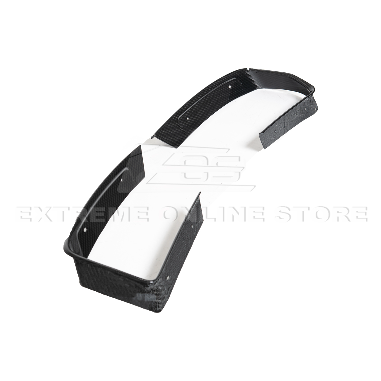 Corvette C8 DRY CARBON FIBER Rear Diffuser Exhaust Bezel