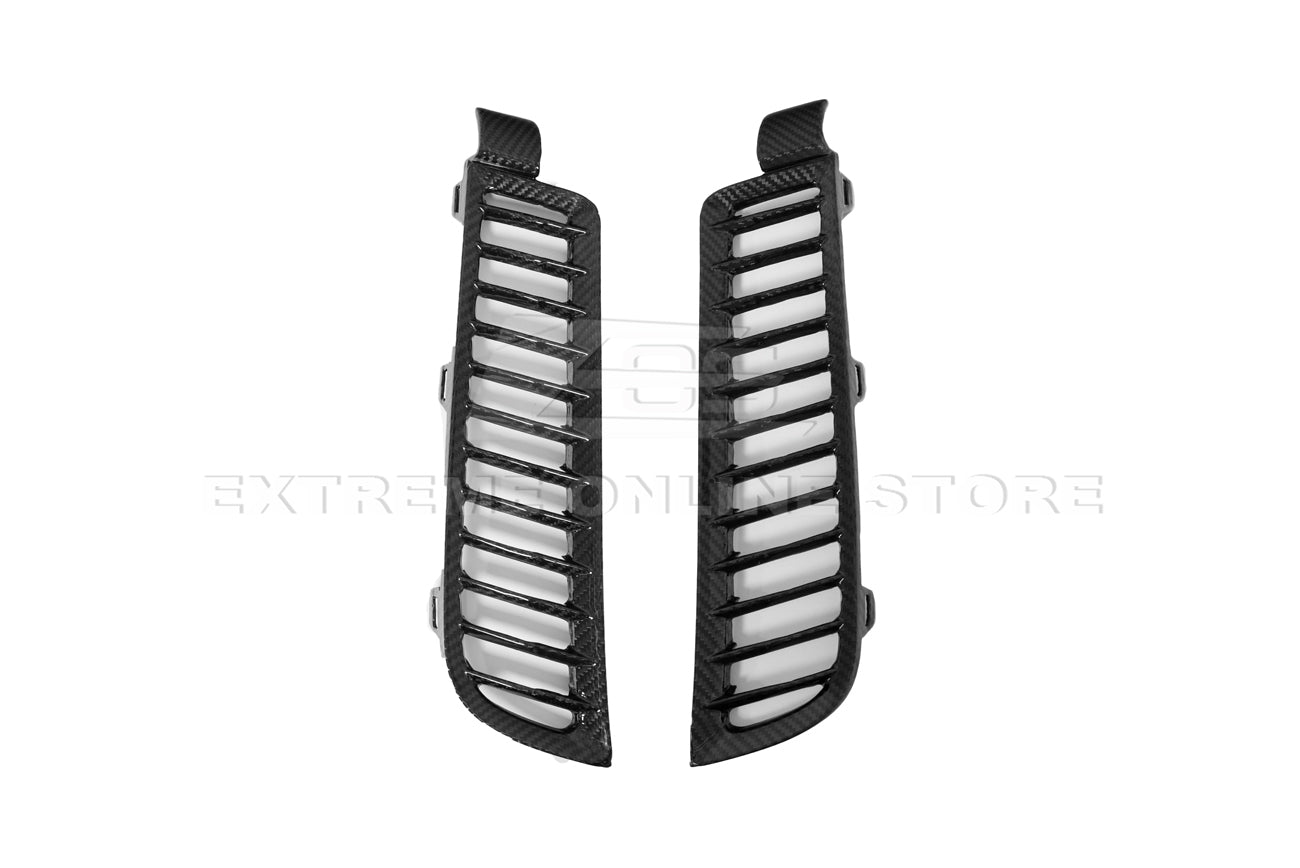 Corvette C7 DRY CARBON FIBER Replacement Rear Diffuser Vent