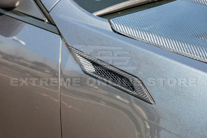 2009-15 Cadillac CTS-V Dry Carbon Fiber Side Bumper Fender Vents