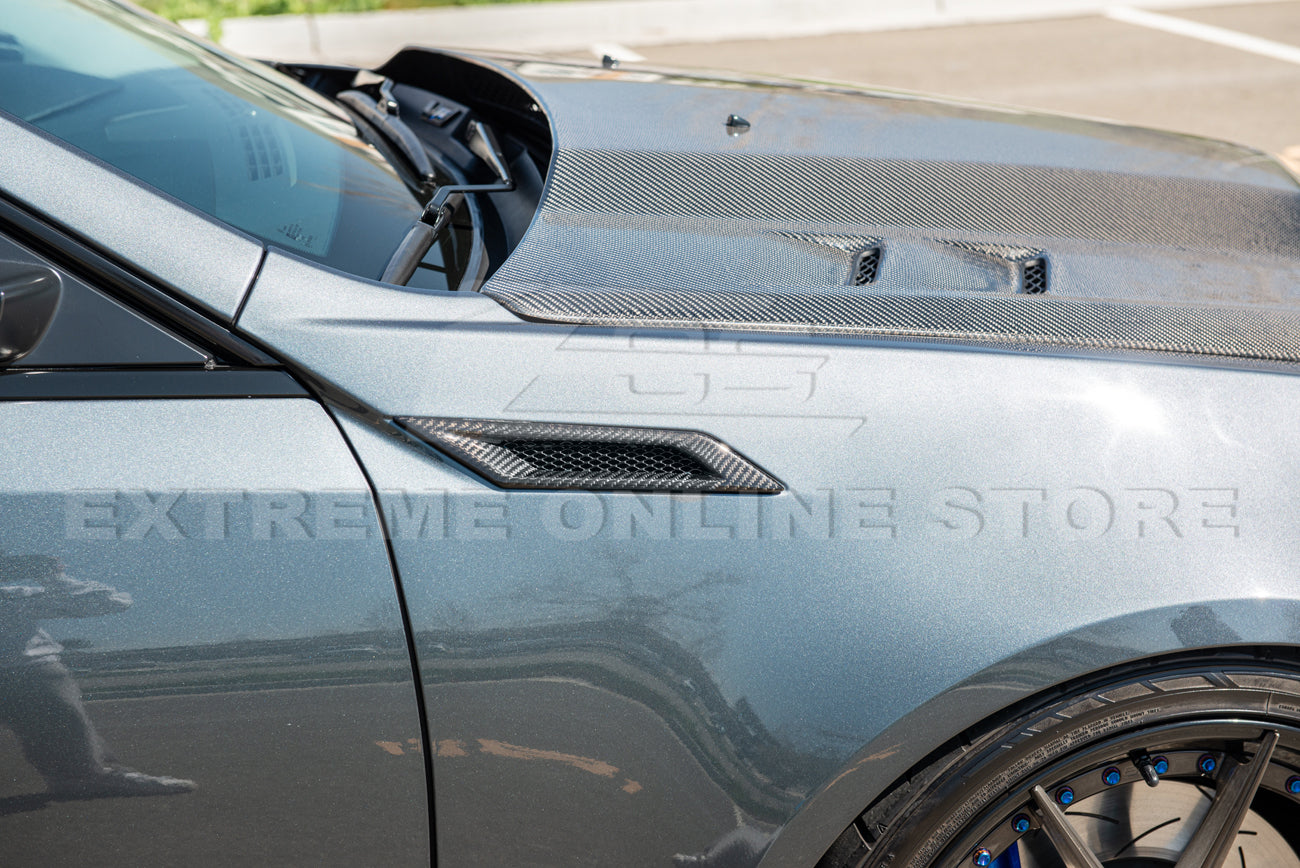 2009-15 Cadillac CTS-V Dry Carbon Fiber Side Bumper Fender Vents
