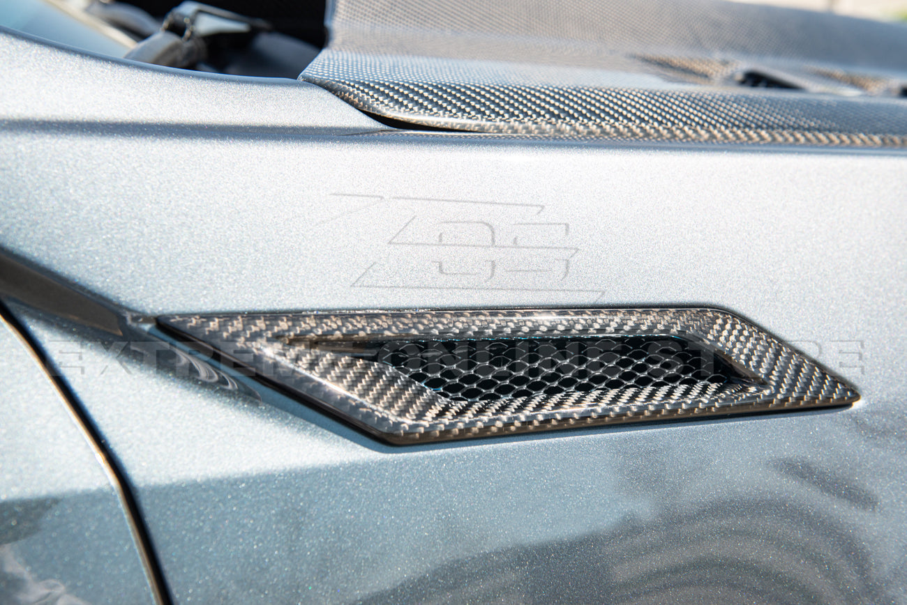 2009-15 Cadillac CTS-V Dry Carbon Fiber Side Bumper Fender Vents