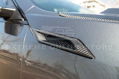 2009-15 Cadillac CTS-V Dry Carbon Fiber Side Bumper Fender Vents
