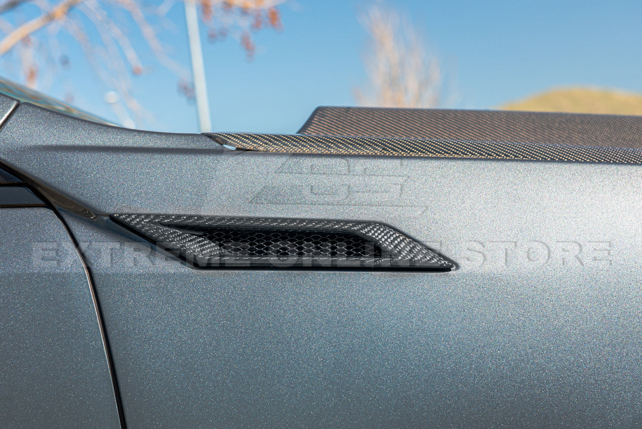 2009-15 Cadillac CTS-V Dry Carbon Fiber Side Bumper Fender Vents