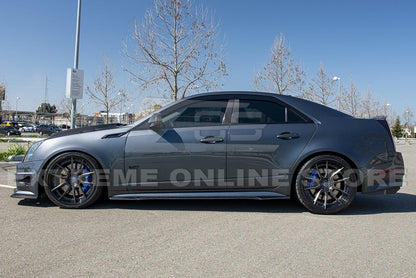 2009-15 Cadillac CTS-V Sedan / Wagon Carbon Fiber Side Skirts