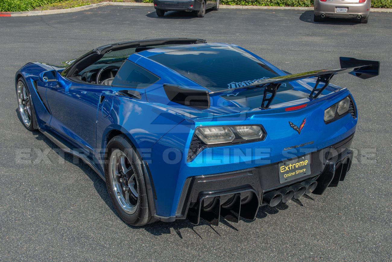 Corvette C7 Add On Rear Bumper Diffuser