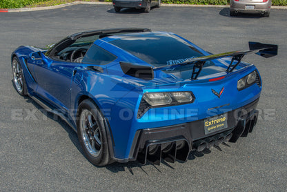 Corvette C7 Add On Rear Bumper Diffuser