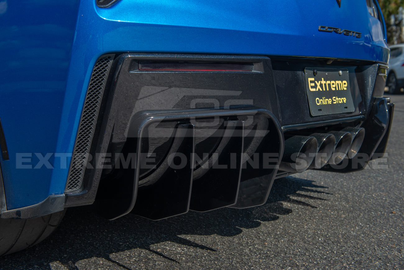 Corvette C7 Add On Rear Bumper Diffuser