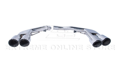2014-2021 Porsche Macan Muffler Delete Axle Back Quad Tips Exhaust