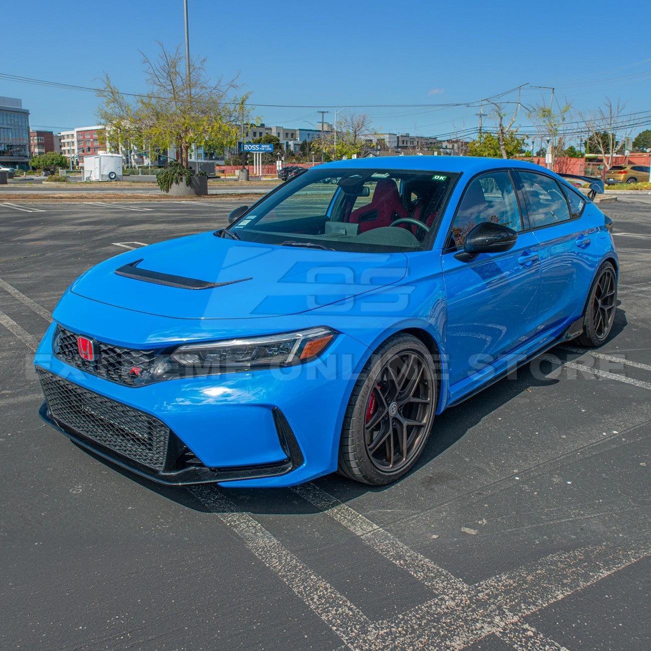 2023-Up FL5 Honda Civic Type-R Carbon Fiber Front Hood Vent Cover