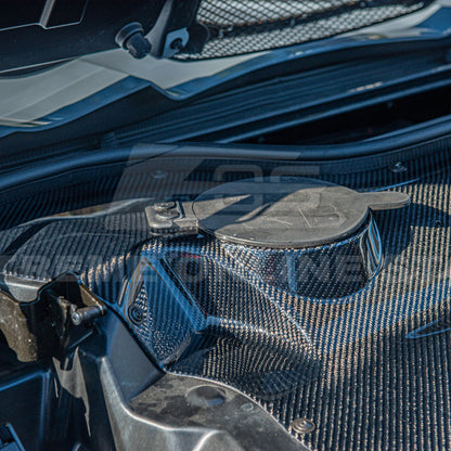 Corvette C8 HTC DRY Carbon Fiber Engine Bay Panel Cover