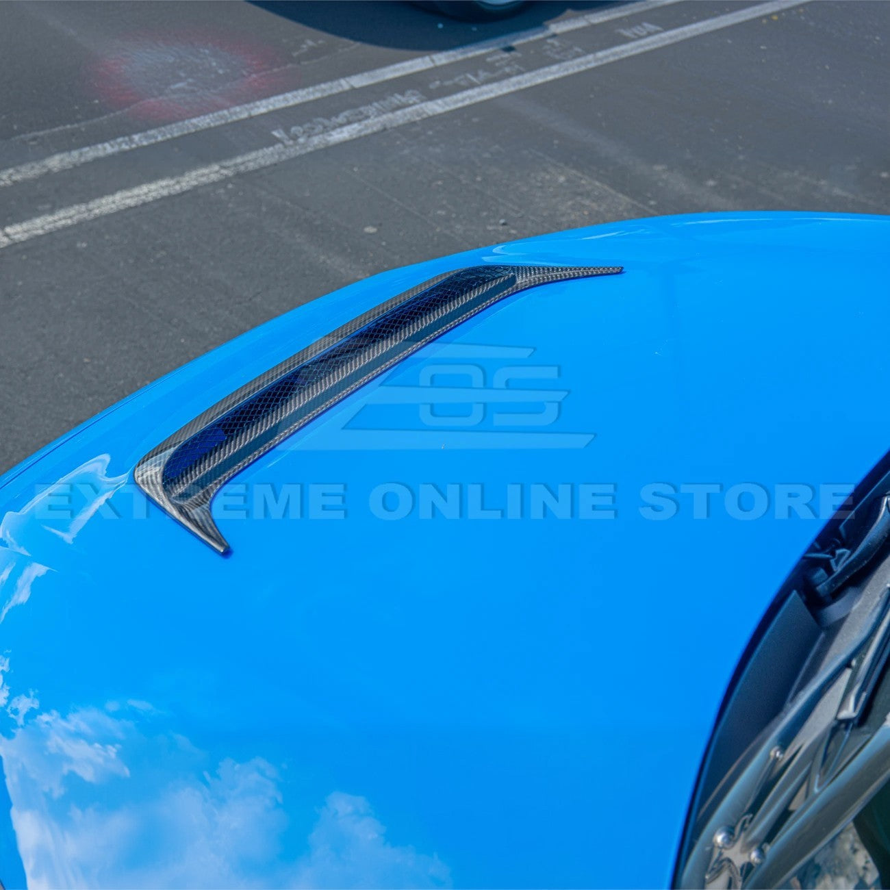 2023-Up FL5 Honda Civic Type-R Carbon Fiber Front Hood Vent Cover