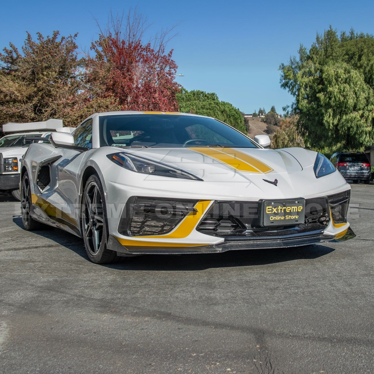 Corvette C8 Front Mesh Grill Insert Cover