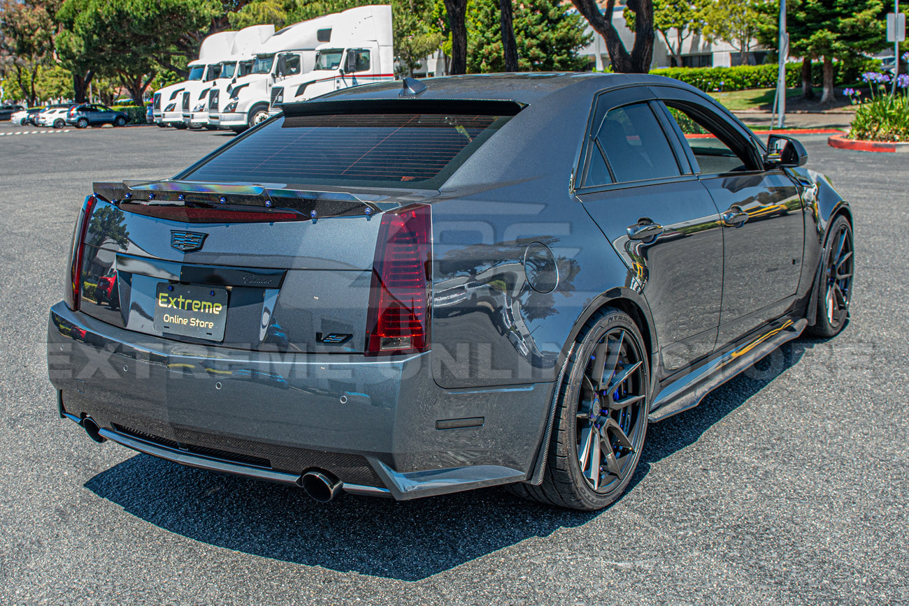 2009-15 Cadillac CTS-V Sedan DRY Carbon Fiber Rear Diffuser