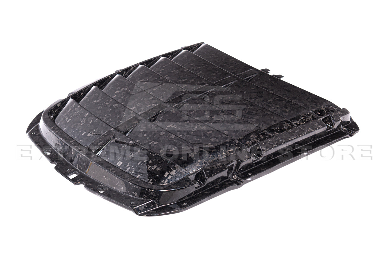 2020-23 Ford Mustang GT500 DRY Carbon Fiber Front Hood Vent & Rain Tray Cover