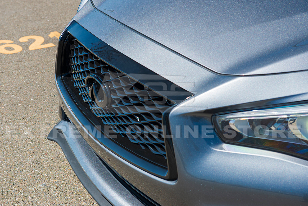 2018-Up Infiniti Q50 Front Bumper Grille Cover