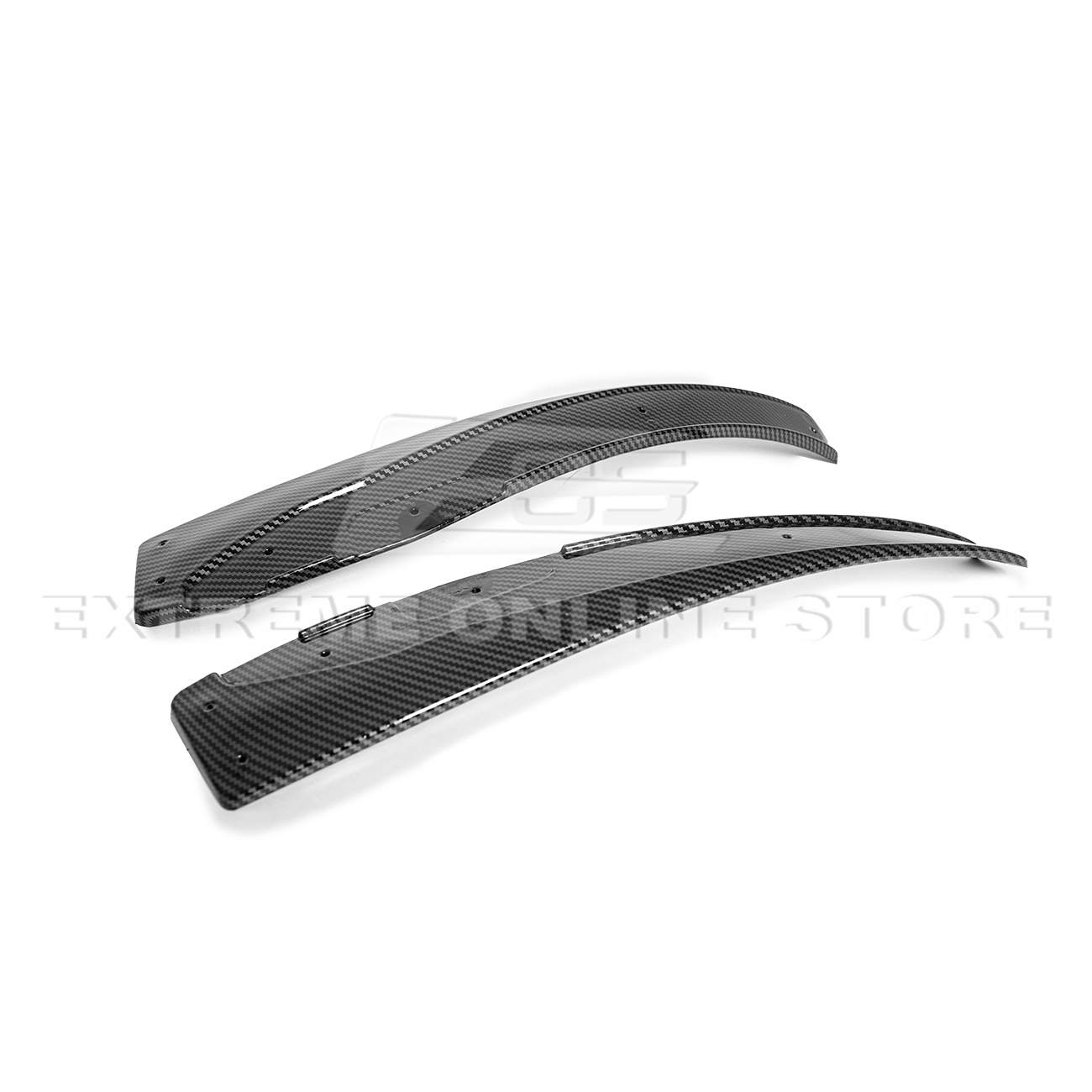 Corvette C6 Grand Sport / Z06 Carbon Fiber Side Panels Mud Flaps