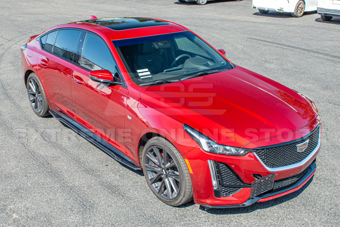 2020-Up Cadillac CT5-V | CT5 Sport BW DRY Carbon Side Skirts Rocker Panel