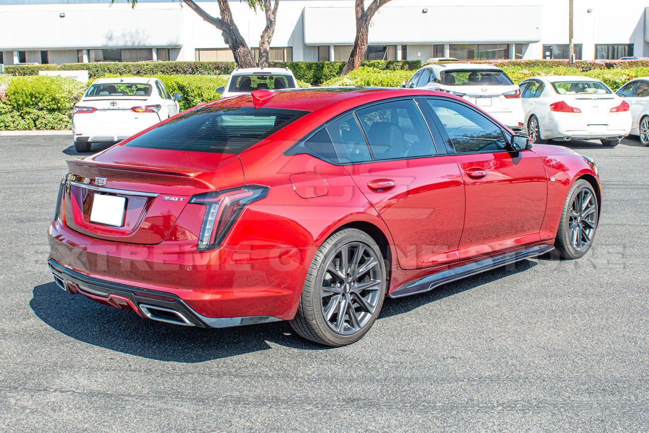 2020-Up Cadillac CT5-V | CT5 Sport BW DRY Carbon Side Skirts Rocker Panel