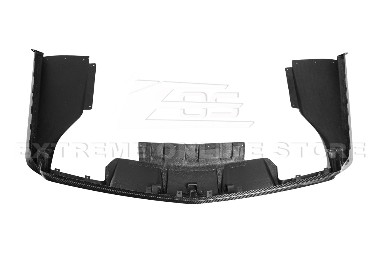 2016-19 Cadillac CTS-V Carbon Fiber Rear Valance Diffuser Lip Cover