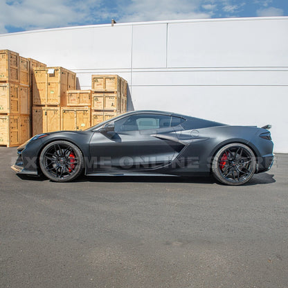 Corvette C8 Z06 DRY CARBON FIBER Replacement Side Door Garnish