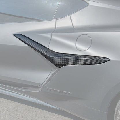 Corvette C8 Z06 DRY CARBON FIBER Replacement Side Door Garnish