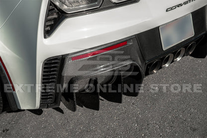 Corvette C7 Add On Rear Bumper Diffuser