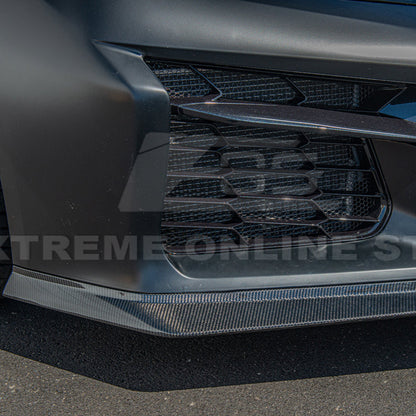 Corvette C8 Z06 / E-Ray DRY CARBON FIBER Front Splitter [Z07 Package]