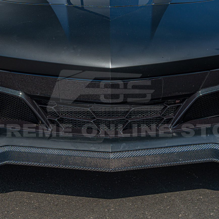 Corvette C8 Z06 / E-Ray DRY CARBON FIBER Front Splitter [Z07 Package]