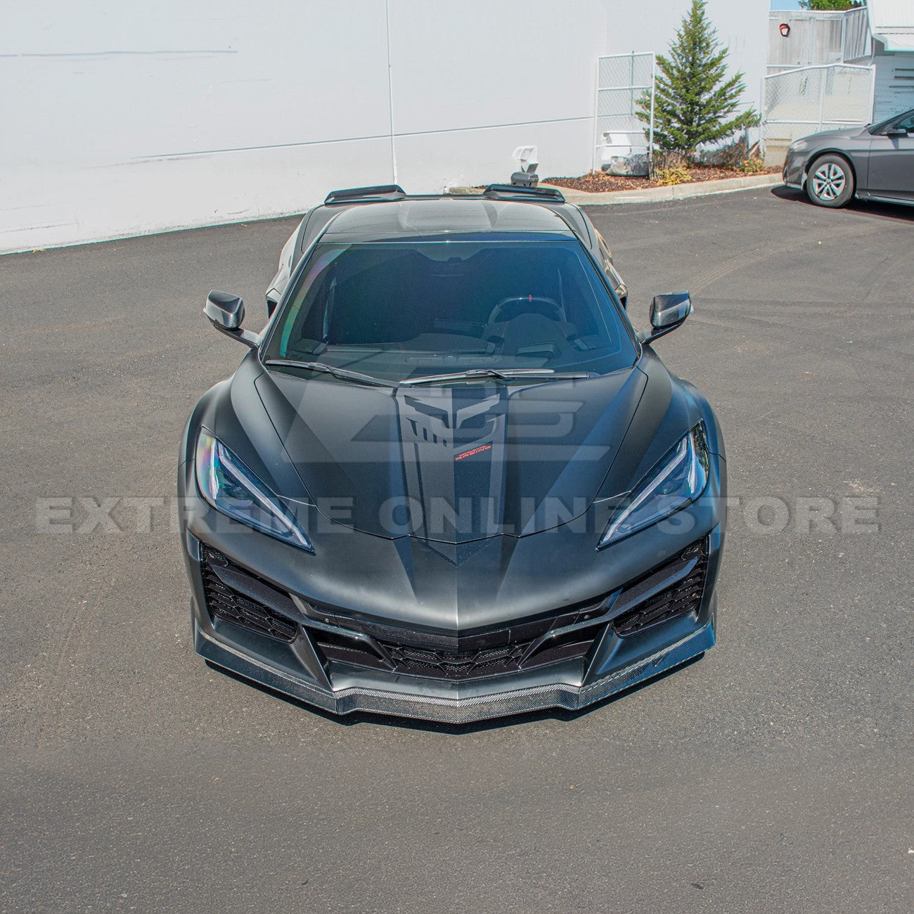 Corvette C8 Z06 / E-Ray DRY CARBON FIBER Front Splitter [Z07 Package]